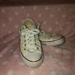 White Chuck Taylor converse